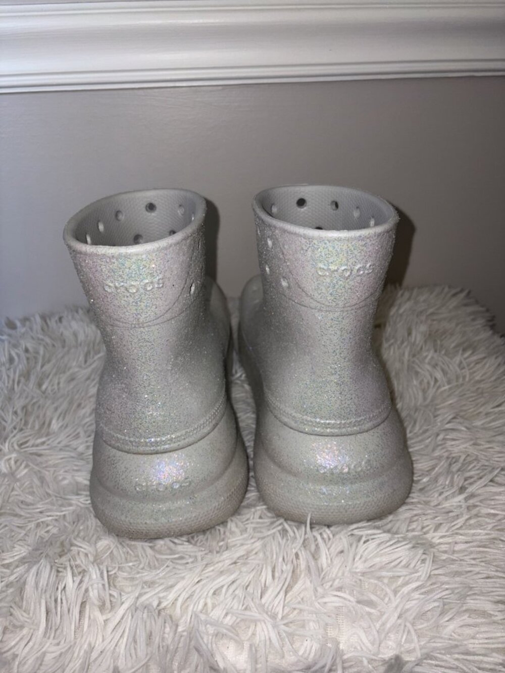 Crocs Crush Chunky Platform Clog Boots Women's Size 6 - Picture 4 of 12